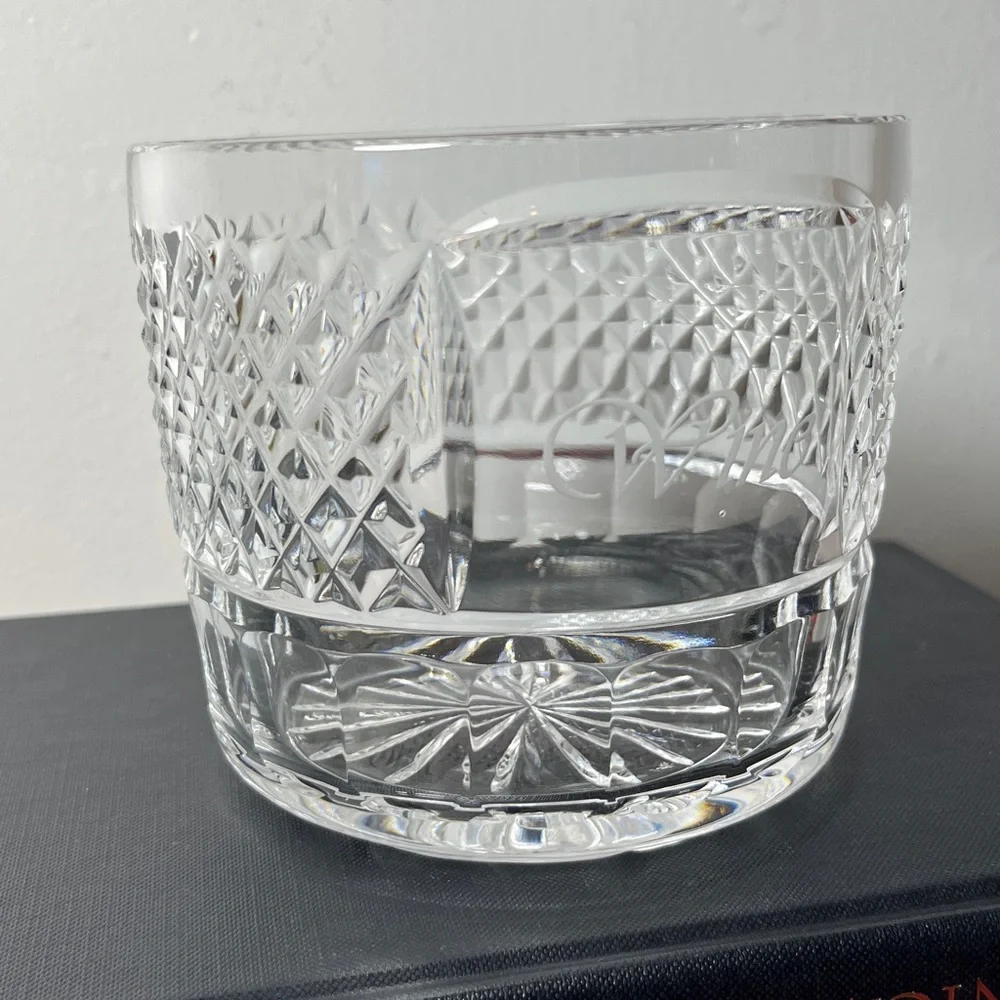 Tipperary Crystal Discontinued Cut Crystal‎ Irish Wine Bottle Holder Ireland